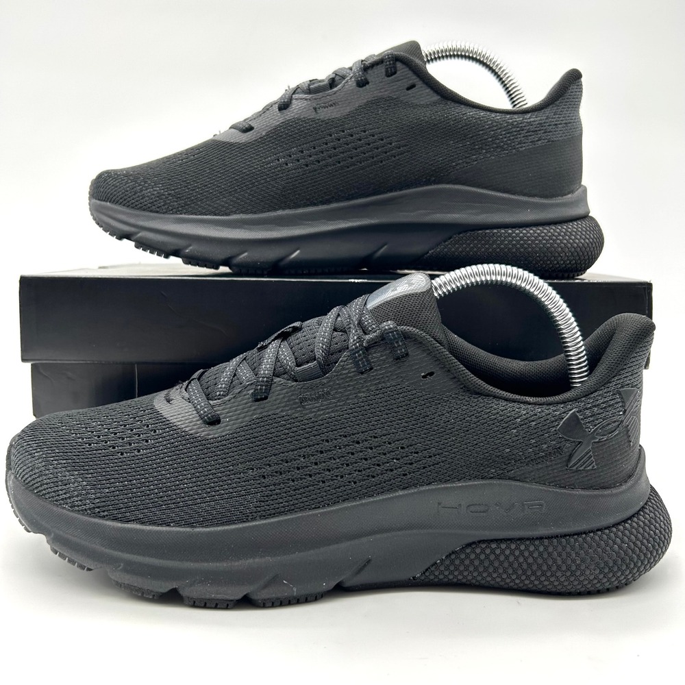 Under Armour HOVR Turbulence 2 Shoes Womens 9.5 Black Running Sneakers 3026525